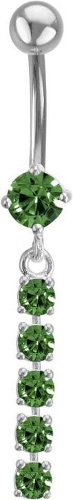 Produktbild Bijouteria Bauchpiercing (Edelstahl, Silber 925, Zirkonia)