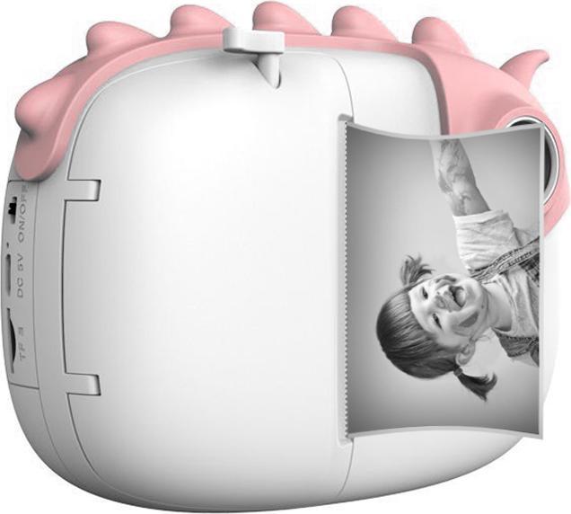 VR Shinecon Kinderkamera Drache Weiss / Rosa