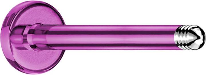 Image du produit Star Piercing Micro tige Labret violette (sans laiton, Titane G23)