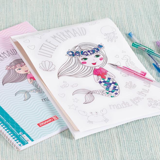 Image du produit Mermaid (A4, Quadrillé, Couverture souple)