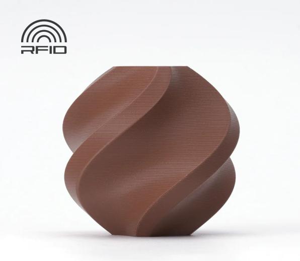Image du produit Bambu Lab Recharge PLA Mat - Marron foncé - 1.75mm (PLA, 1.75 mm, Marron)