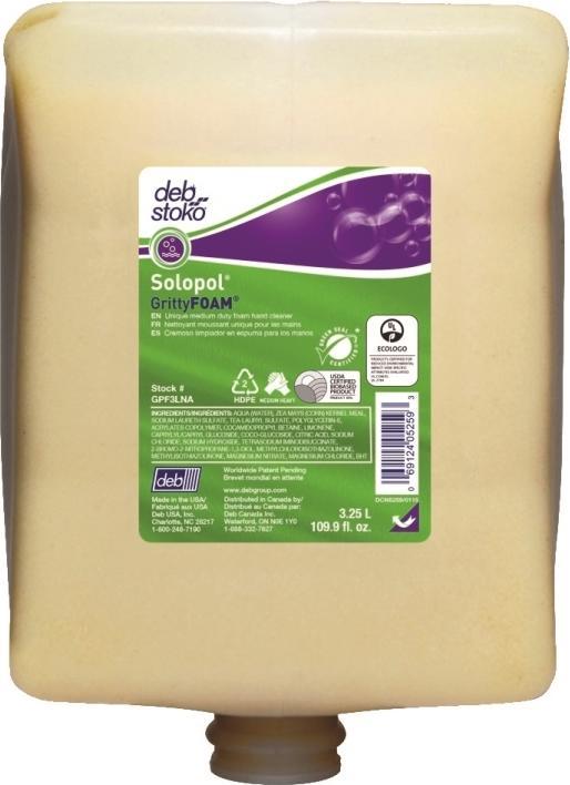 Image du produit Stoko Mousse nettoyante pour les mains Solopol® GFX™ 3,25 l (Savon liquide, 3250 ml)