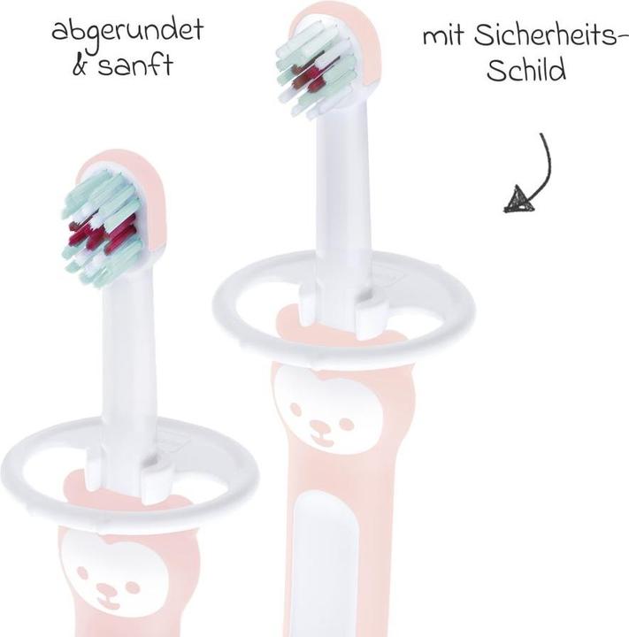 Produktbild MAM Learn to Brush Set 5+ Mon., rosa (Weich, 1 x)