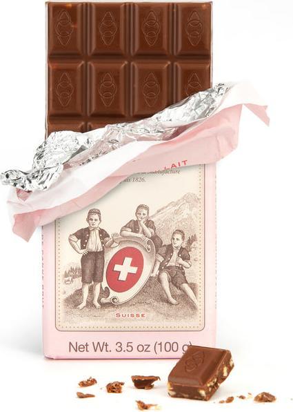 Produktbild Favarger Milchschokolade mit Haselnüssen (100 g)