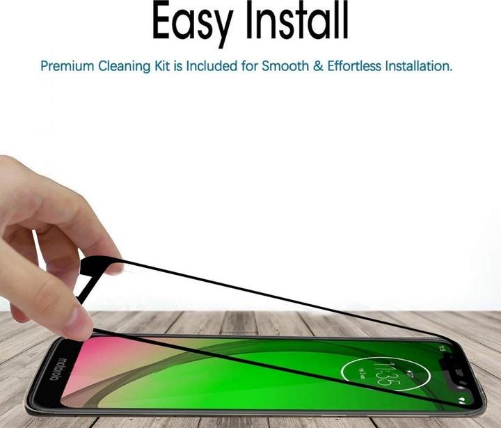Produktbild Screenguard Motorola Moto G7 Play Full Screen Panzerglas Schutzfolie 2.5D 9H (1 Stück, Motorola Moto G7 Play)