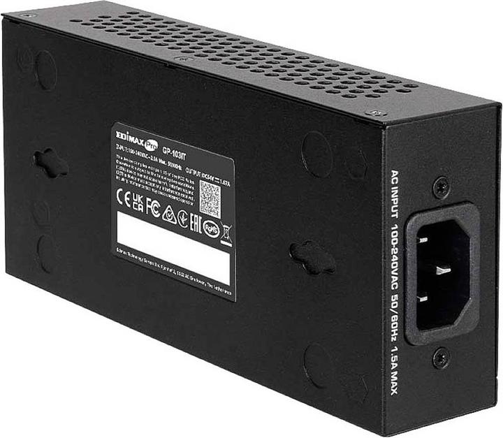 Actual product image edimax GP-103IT (802.3bt (PoE++), 802.3af (PoE), 802.3at (PoE+), 90 W)