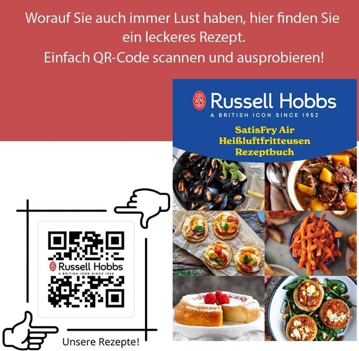 Actual product image Russell Hobbs Hot air fryer