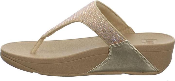 Fitflop Lulu Crystal Embellishes Toe Post Sandal