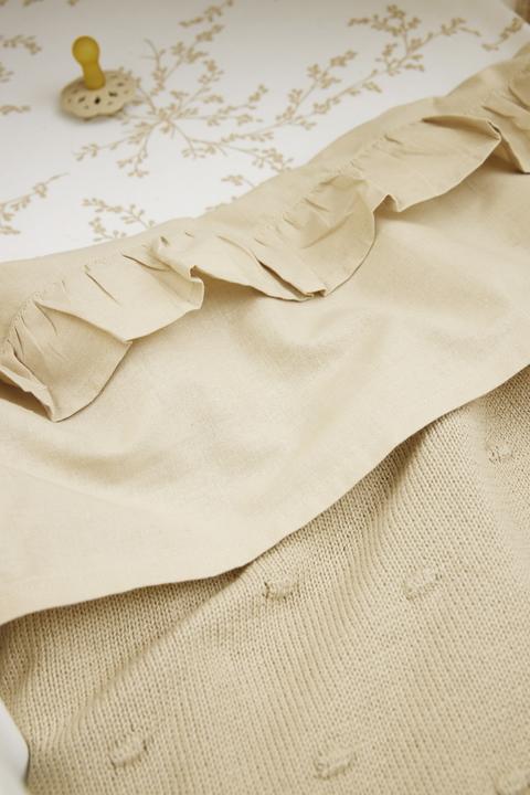 Produktbild Meyco Bettlaken Ruffle sand