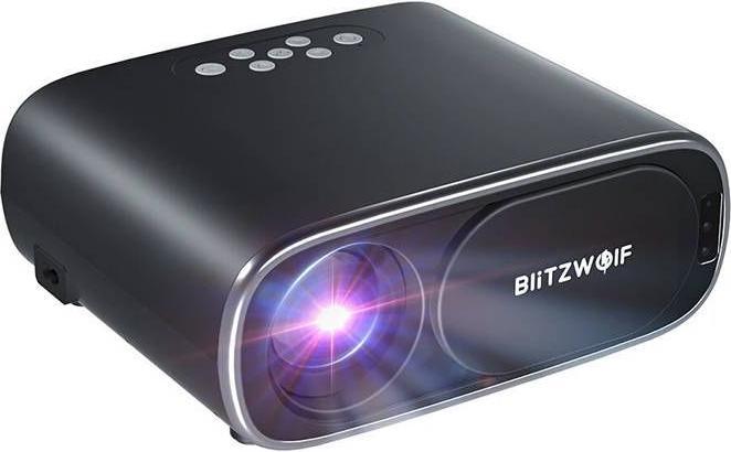 Produktbild BlitzWolf BW-V4 1080p LED beamer / projector, Wi-Fi + Bluetooth (black)