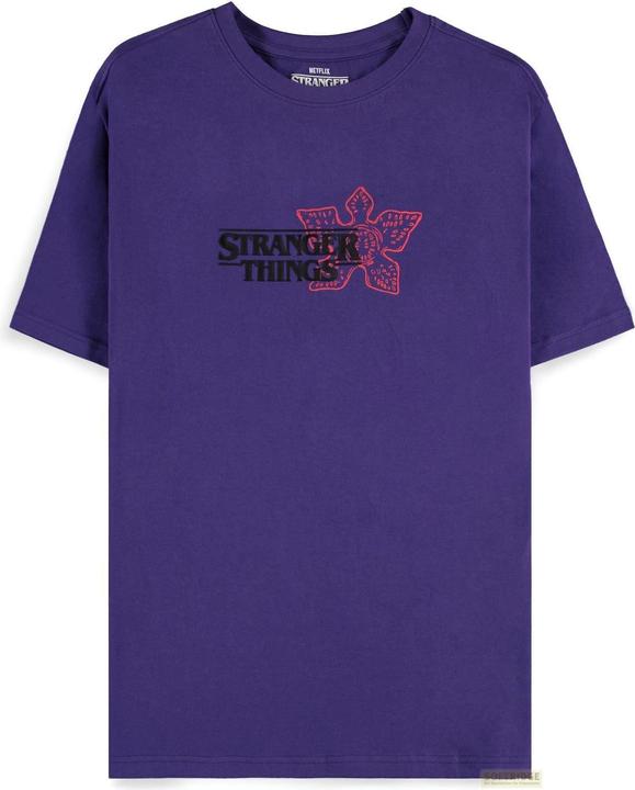 Difuzed STRANGER THINGS - Demogorgon - T-shirt Mauve Homme (L) (L)