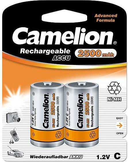 Actual product image Camelion NH-C2500BP2 - Rechargeable battery - nickel metal hydride (NiMH) - 1.2 V - 2 pc (2 pcs., C, 2500 mAh)