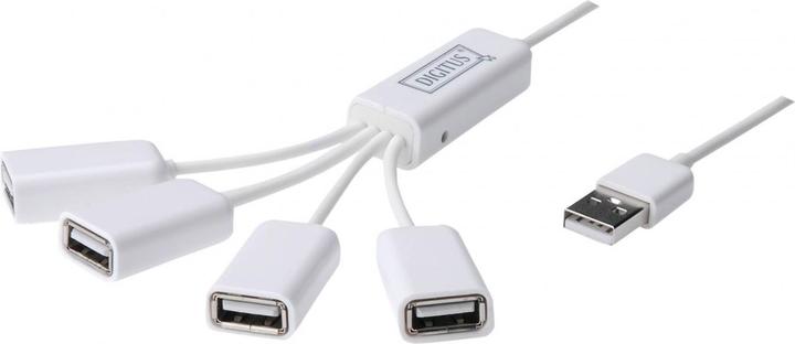 Actual product image Digitus slim spider (USB-A, 4 Ports)