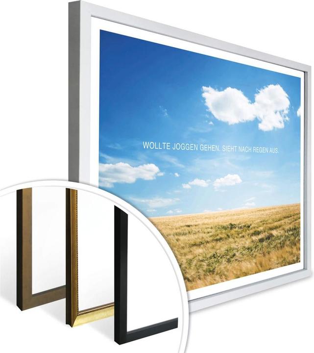 Immagine prodotto Trenddeko Voleva andare a correre...... (80 x 60 cm)