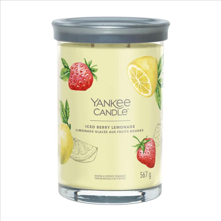 Actual product image Yankee Candle Scented Candle Iced Berry Lemonade Signature Large Tumbler