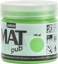 Actual product image Pebeo Acrylic Mat Pub (Light green, 140 ml)