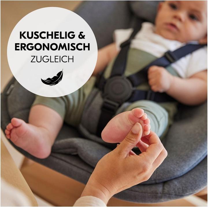Immagine prodotto Hauck Hochstühle Arketa Beech 4-tlg. Newborn Set - Hochstuhl (Seggiolone)
