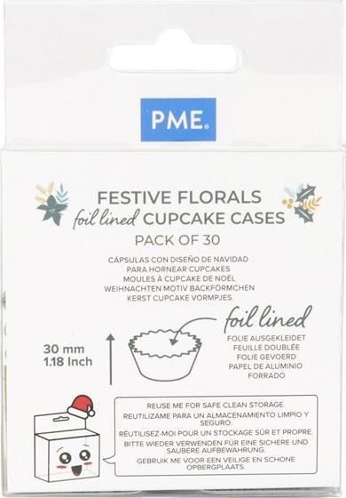Valeurs nutritives et ingrédients PME Moules à cupcakes Pays des merveilles de l'hiver (5 cm)