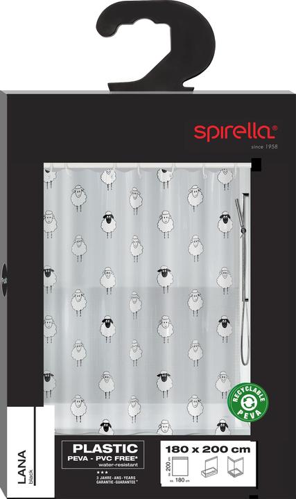 Actual product image spirella Lana (180 x 200 cm)