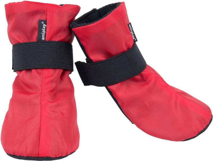 amiplay Stivali Per Cani Bristol S 6x6x10cm Rosso (S, Cappotto per cani)