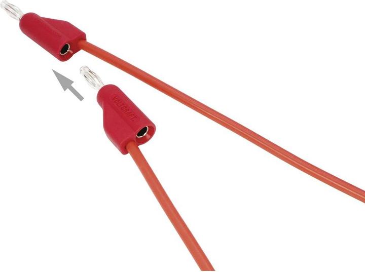 Actual product image Voltcraft Highly flexible test lead (Lame