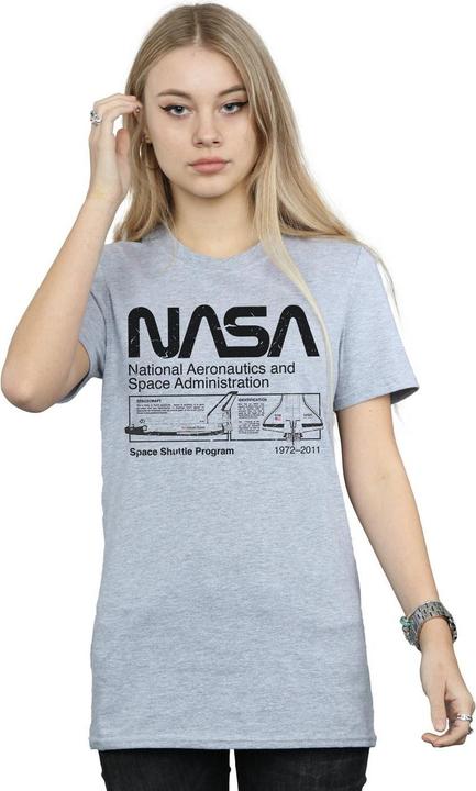 Image du produit Nasa Femme/Les femmes - T-shirt classique avec navette spatiale (3XL)