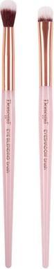 Actual product image Donegal Mineral Eyeshadow Brush Pink 4293 - 2 Pieces (Eye shadow)