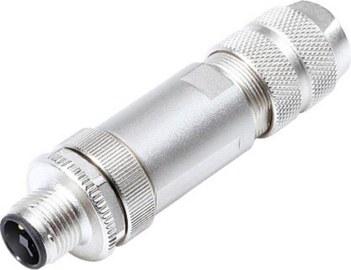 Actual product image Schubiger Binder 99 1631 812 04 Miniature circular connector Plug, straight Total number of poles: