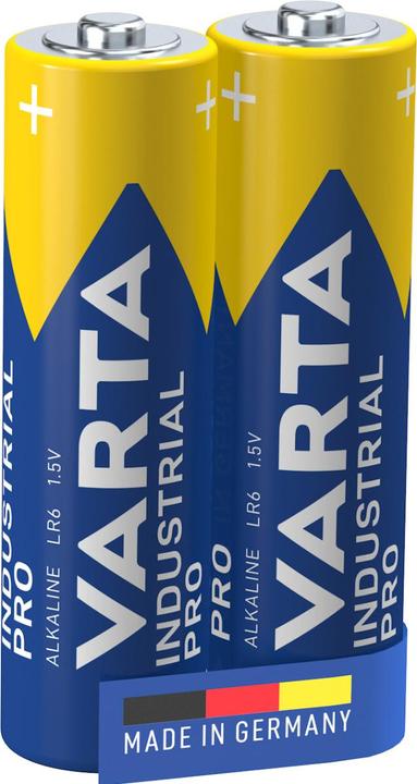 Immagine prodotto Varta Industria degli alcali per batterie. AA Mignon LR6 4006 Ind - Batteria - Mignon (AA) (2 pz., AA, 2960 mAh)