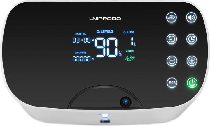 Actual product image Uniprodo Oxygen Concentrator - 1 to 6 L/min - up to 90 % oxygen concentration