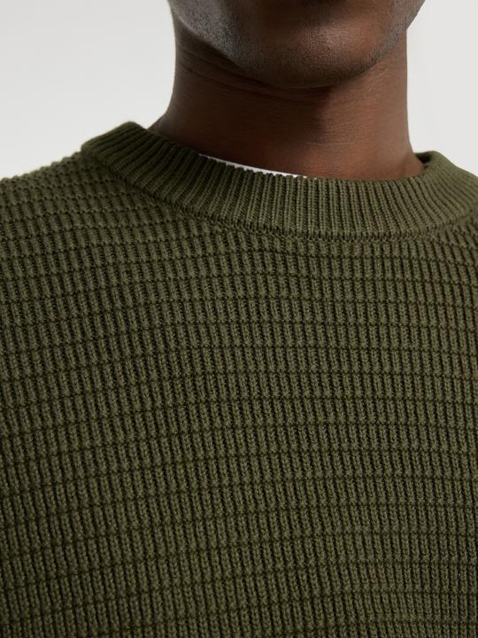 Produktbild Selected Homme Texturierter Pullover mit Rundhalsausschnitt (L)