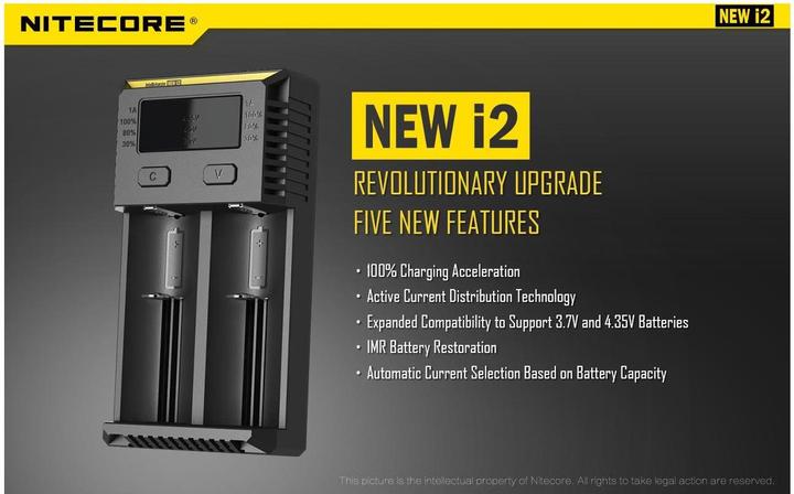 Actual product image Nitecore New i2 (1 pcs., 18650, Chargers without battery)