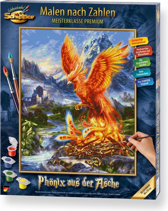 Actual product image Schipper Painting by Numbers Phoenix from the Ashes