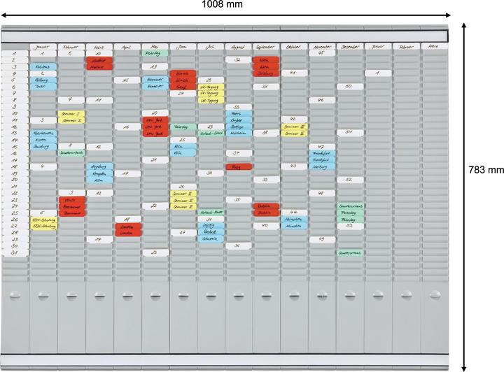 Actual product image Franken Map planning board - suitable for wall mounting - 992 x...