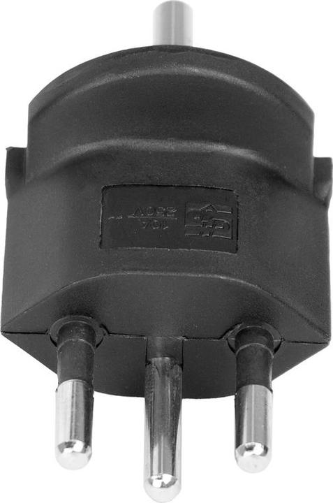 Actual product image Steffen Fix adapter (Type 12, CEE 7/7)