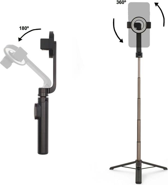 Image du produit Nedis Selfie Stick Bluetooth - Version Bluetooth : 5.0 - Taille maximale de l'écran : 7" - Longueur pliée