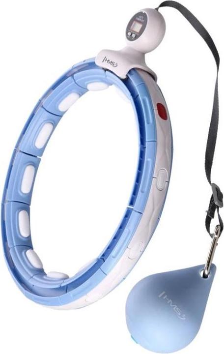 Produktbild HMS Hula Hop HHM15 mit Magnet und Gewicht blau + Zähler (44 cm)