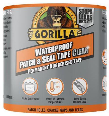 Actual product image Gorilla Adhesive tape Patch & Seal 2.4m, clear (100 mm)