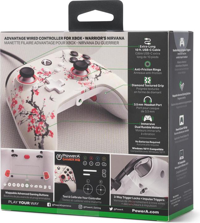 Produktbild Esselte Advantage Wired Controller - Warrior's Nirvana (Xbox Series X, PC, Xbox Series S)