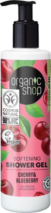 Immagine prodotto Organic Shop Gel doccia addolcente Ciliegia e Mirtillo 280ml (280 ml)