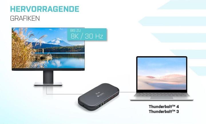 Immagine prodotto i-tec Thunderbolt 3 Dual Docking Station (Thunderbolt, 3 Porti)