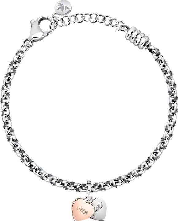 Immagine prodotto Morellato Bracciale romantico bicolore Me&You Drops SCZ1315 (19 cm, Acciaio inossidabile)