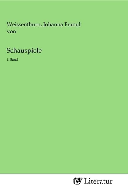 Actual product image MV-Literatur Schauspiele (Johanna Franul from Weissenthurn, 2020)