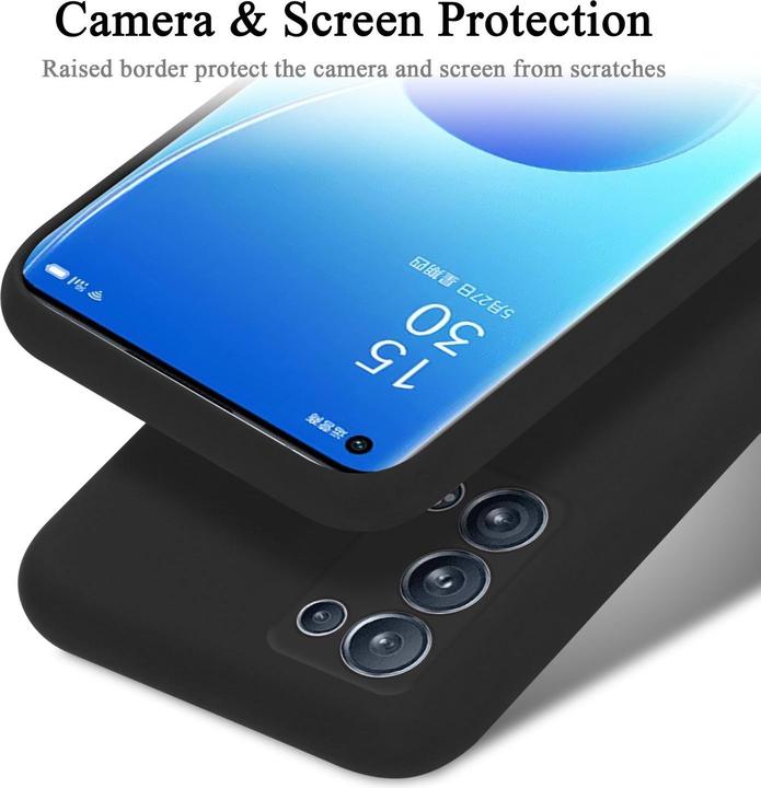 Actual product image Cadorabo Bumper TPU Liquid Silicone Case (Oppo Reno 6 Pro 5G)