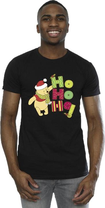 Immagine prodotto Disney Winnie The Pooh Ho Ho Ho Scarf Maglietta Uomo (L)