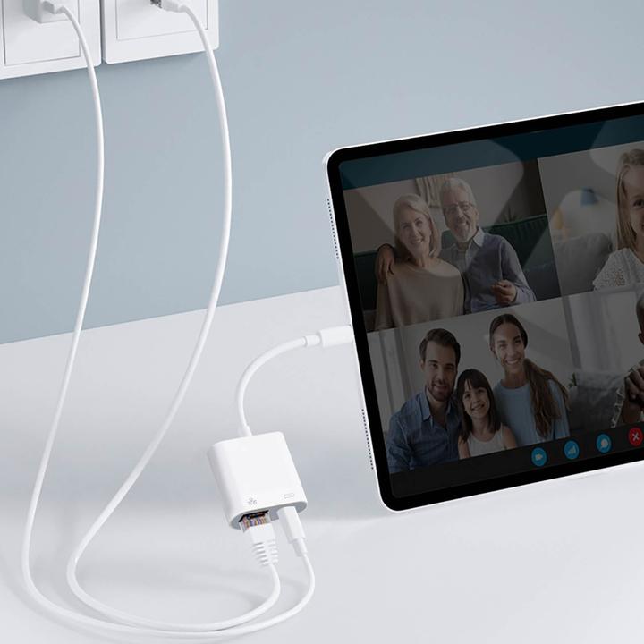 Produktbild Avizar ADA-1035-IP5, Lightning > RJ45 + Lightning Adapter (RJ45, Lightning)