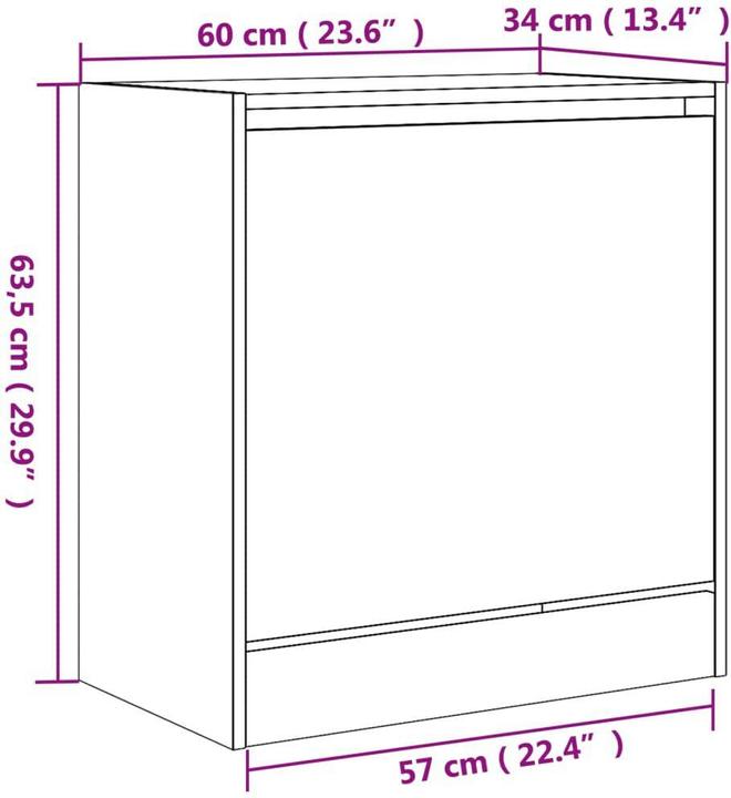 Image du produit VidaXL Nalani (60 x 34 x 63.5 cm)