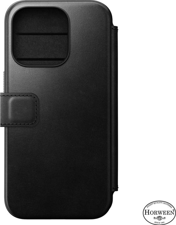 Image du produit Nomad Modern Horween Leather Folio iPhone 15 Pro noir (Apple iPhone 15 Pro)