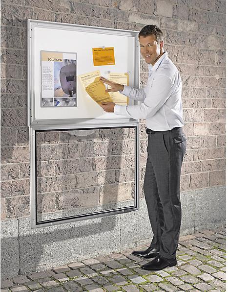 Image du produit kaiserkraft Vitrine d'affichage pour l'intérieur et l'extérieur (Tableau magnétique, 138 x 102,5 cm)