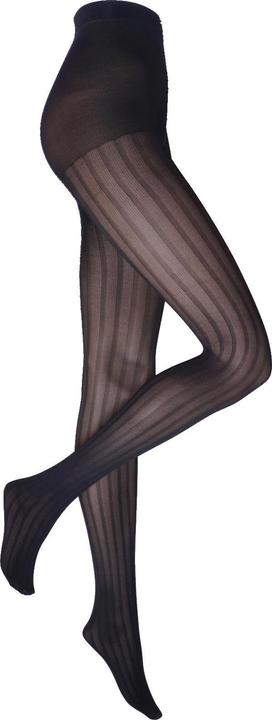 Image du produit Levee Nadelstreifen Collant, couleur 399 noir, taille 56-58 (60 DEN, 56 - 58)
